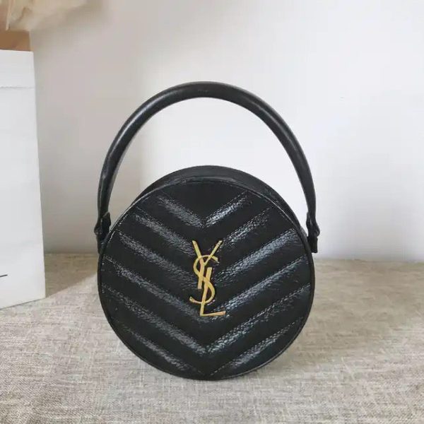 St. Laurent Crossbody Bag Vase (Black)
